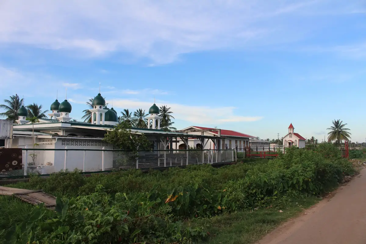 A mosque and two churches