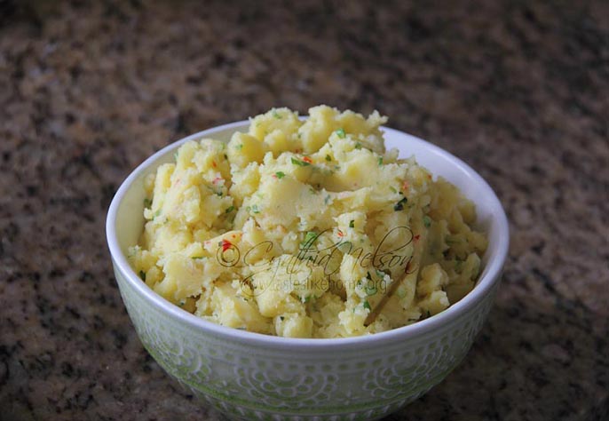 how to make aloo choka