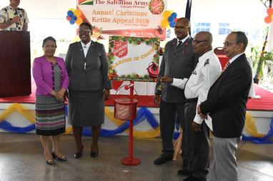 Salvation Army launches Christmas Kettle appeal - Stabroek News