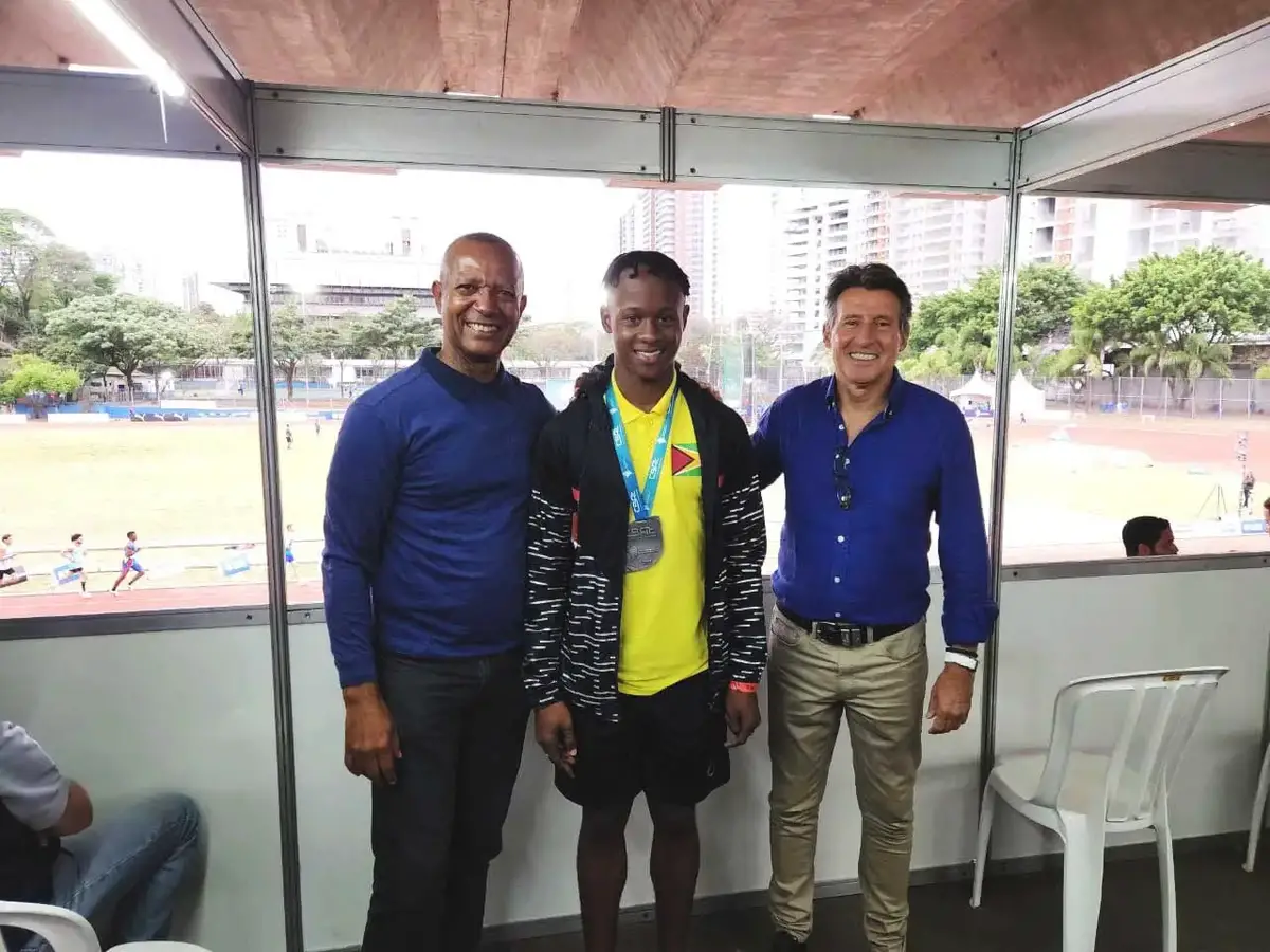 Newton Blazes To 0m Silver Medal At S American U18 C Ships Stabroek News