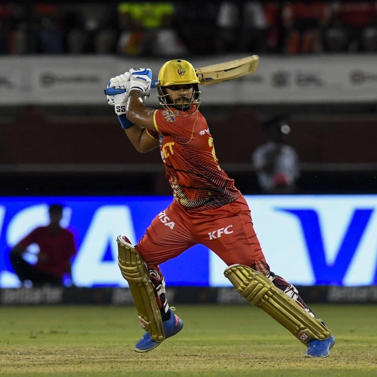 Nicholas Pooran flayed the Amazon Warriors bowling attack to all parts of the National Stadium as he top scored with 101 (CPL Photo).