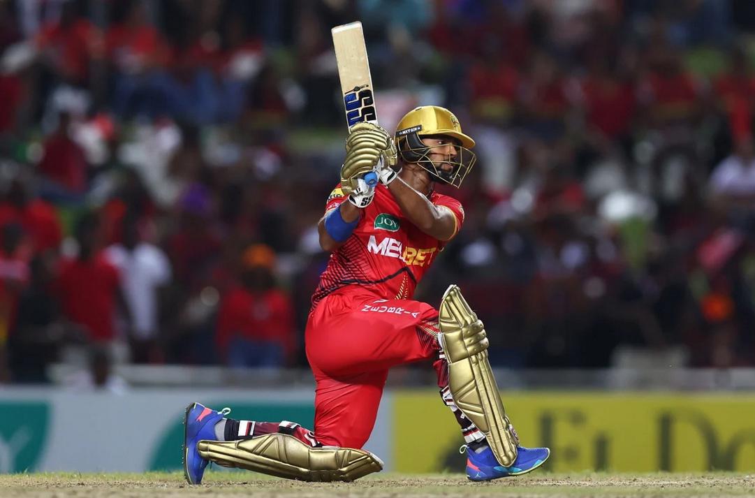 Nicholas Pooran, who was dropped on several occasions, smashed his way to an unbeaten 93 (CPL Photo)