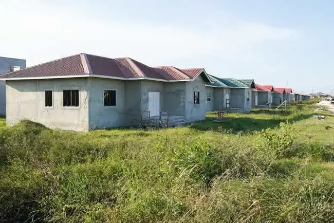 Some of the young professional houses that are nearing completion (DPI photo)