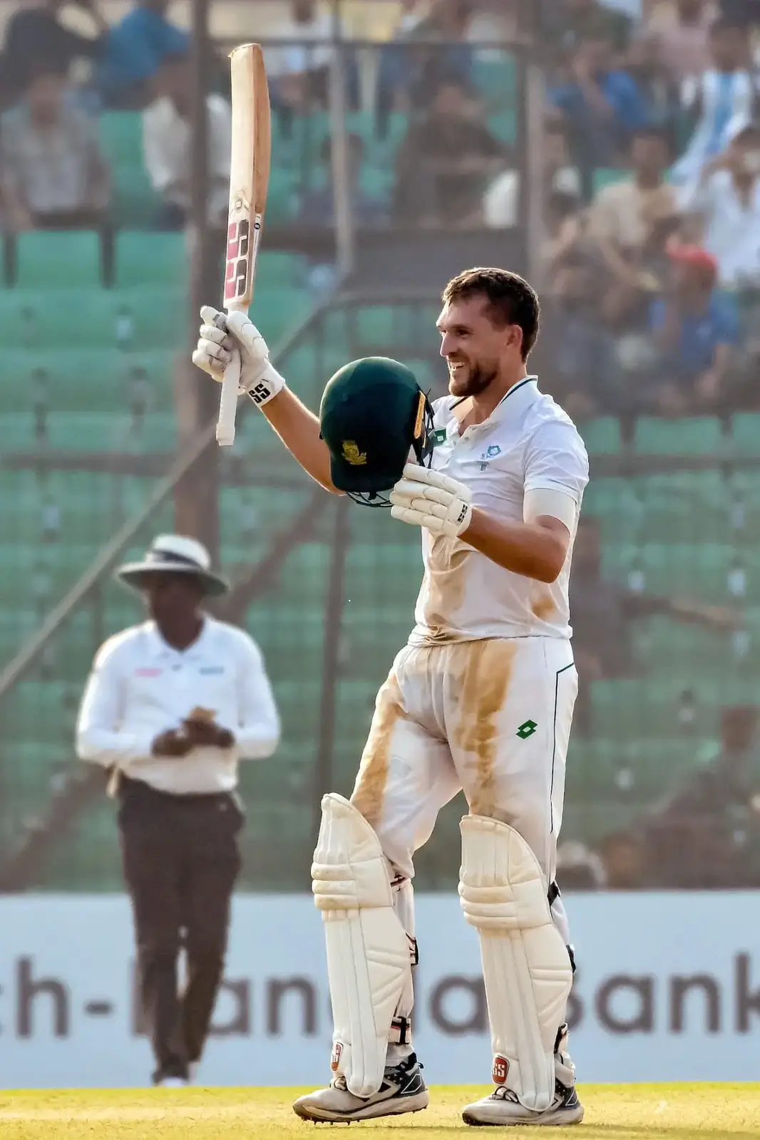 Wiaan Mulder recorded his maiden century with an unbeaten 105 (ESPN Cricinfo Photo)