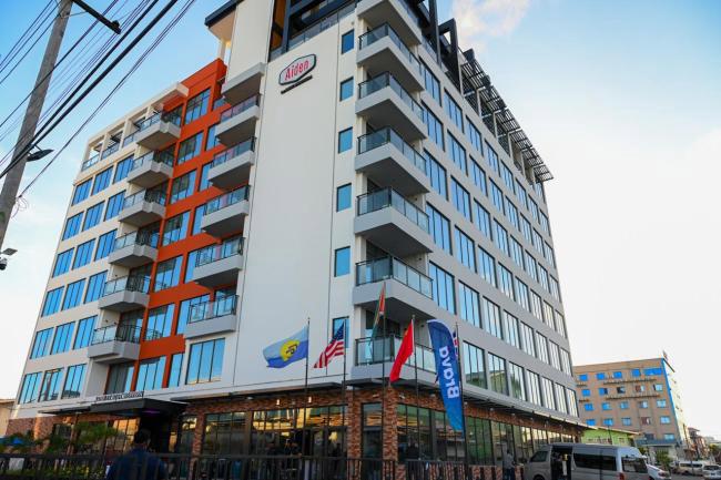 Newly opened: The newly opened Aiden Hotel at the corner of Oroonoque and Robb Streets (DPI photo)