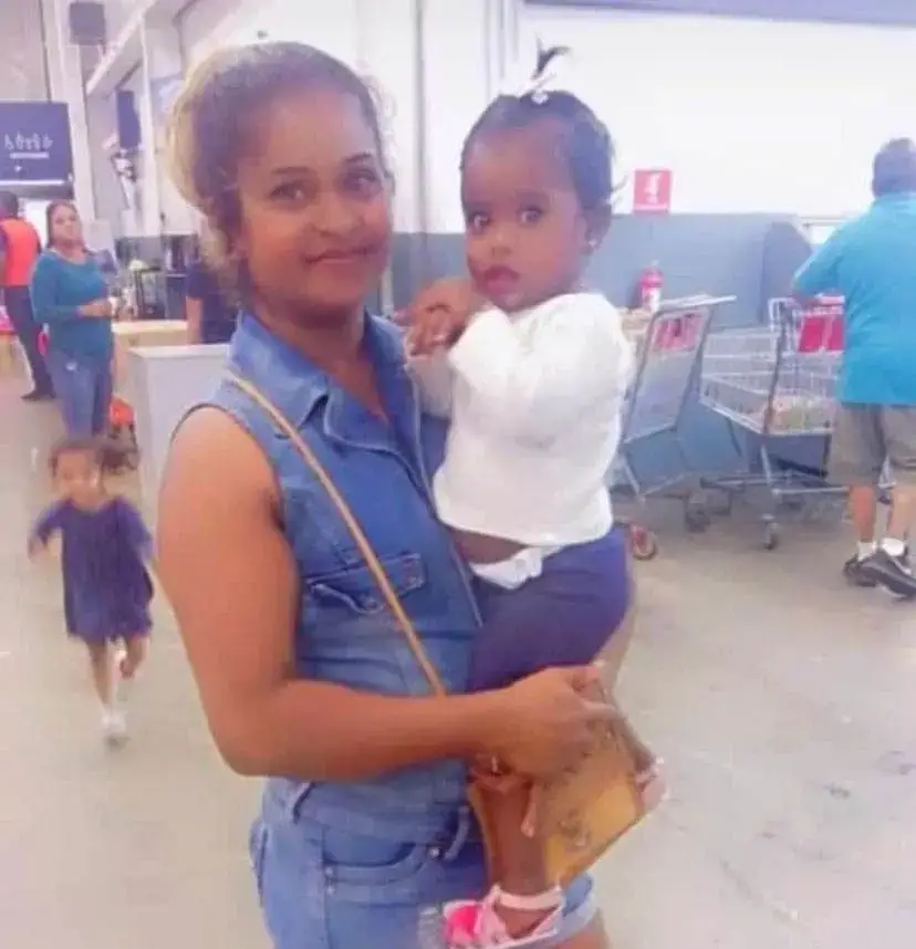 Tara Ramsaroop and her child