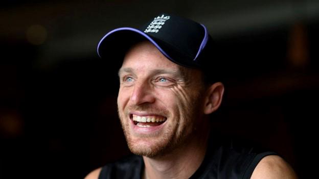 Jos Buttler speaks to the media ahead of his England comeback•Getty Images