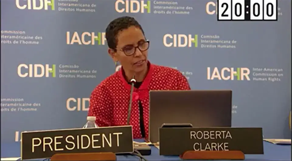 President of IACHR Roberta Clarke