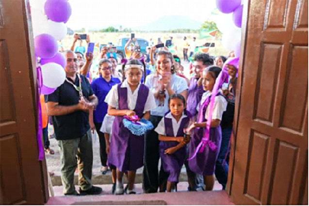 Minister Manickchand commissions the new Quiko Primary School (DPI photo)