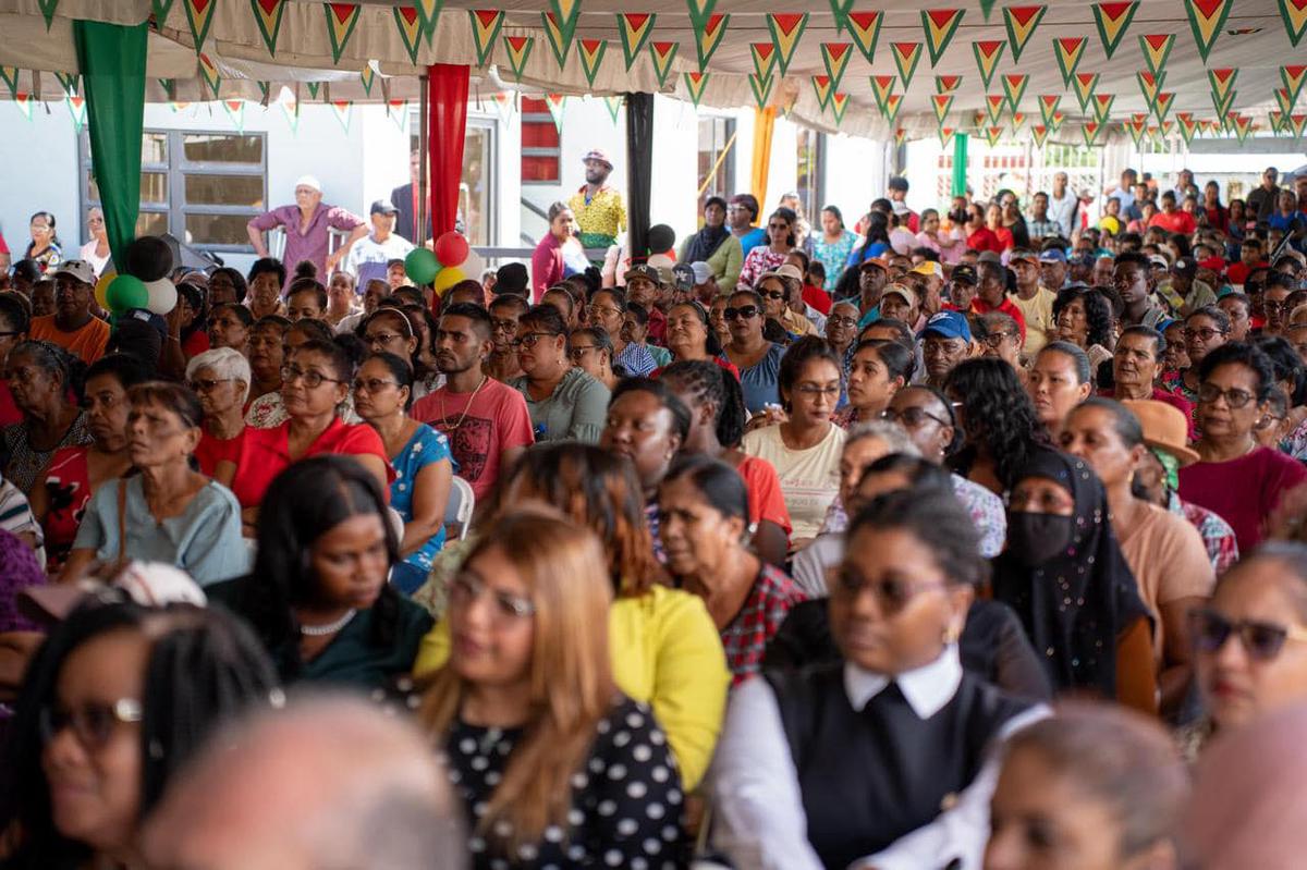 A section of the gathering at the opening of the centre (Office of the Prime Minister photo)