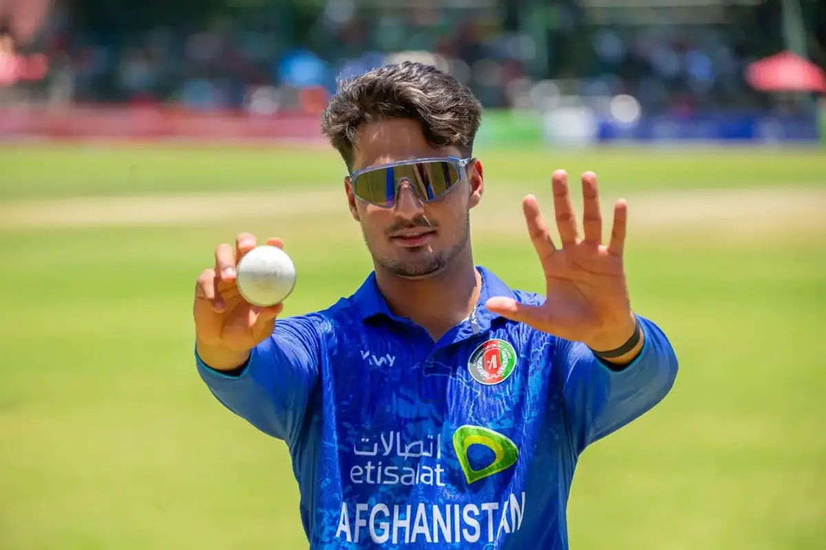 AM Ghazanfar spun Afghanistan to victory with figures of 5-33 (ESPN Cricinfo Photo)