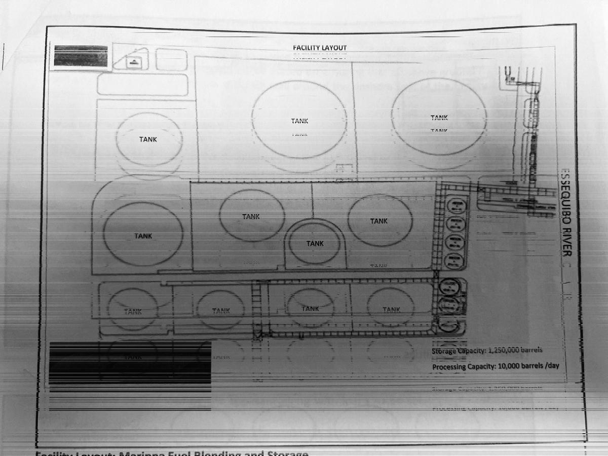 The location for the tanks