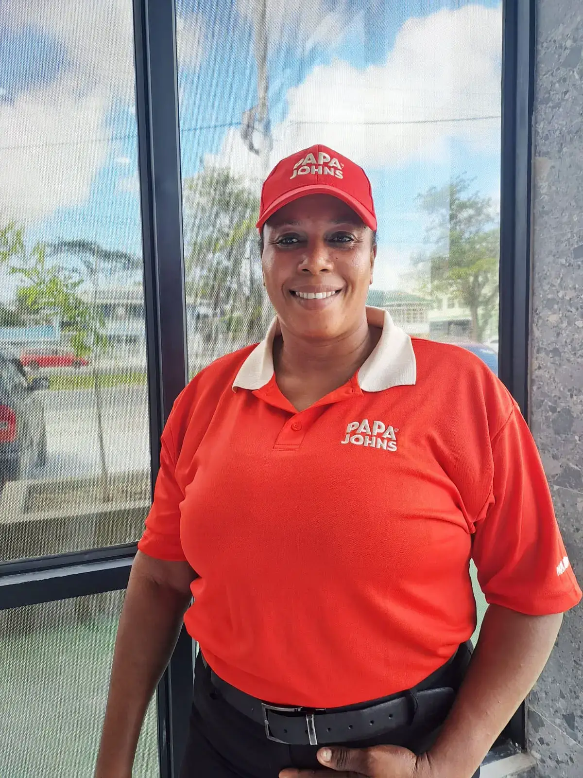 Papa Johns Guyana, General
Manager Melanie Benjamin