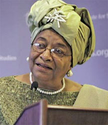 As Johnson Sirleaf exits, Liberians thankful for peace, excited about ...